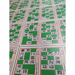 100 cartons de loto Gamme" TRADITION "plastifiés