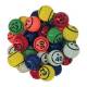 Pack 90 balles de loto PING PONG multicolores légères numérotées X 2